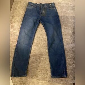 Levi's 505 Straight Blue Jeans - 33x34